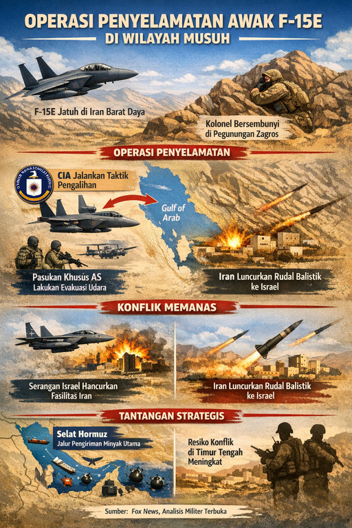Taktik Pengalihan CIA Bungkam IRGC dalam Operasi Penyelamatan Berisiko Tinggi